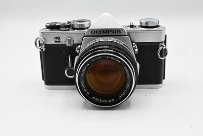 Olympus OM-1 OM-1n M-1 in Chrome or Black w/ optional 50mm f/1.4