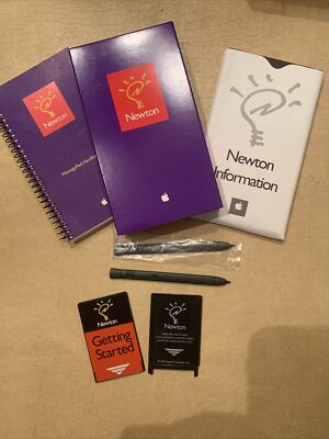 Apple Vintage Newton MessagePad H1000 Rare w/Box DAMAGED | eBay