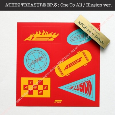 Seonghwa ATEEZ TREASURE EP.3 : One To All / illusion ver. Album +