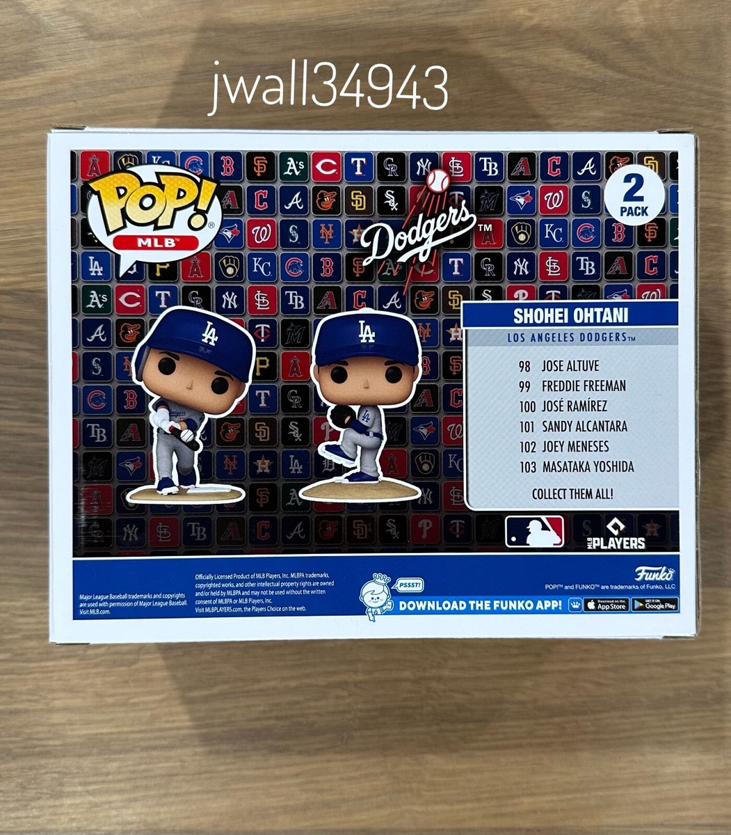MLB Shohei Ohtani LA Dodgers Funko Fanatics Exclusive Two-Pack POP