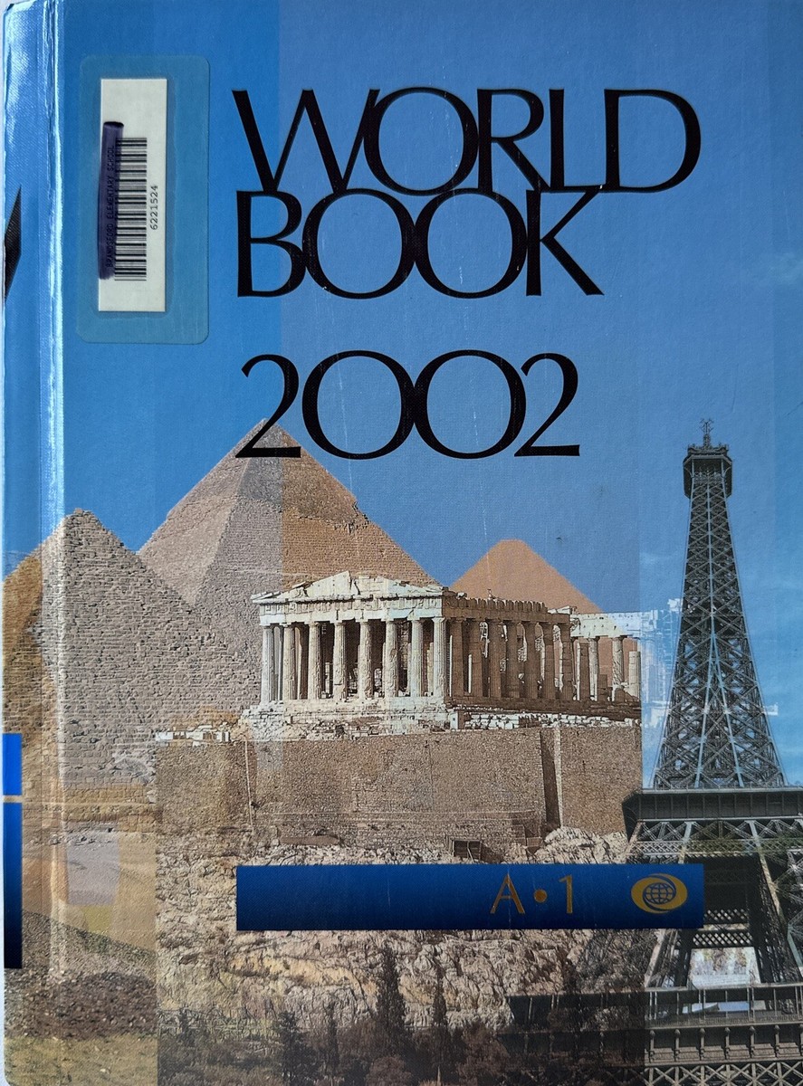 World Book Encyclopedia 2002 Ed.w/Special Census Ex-Library