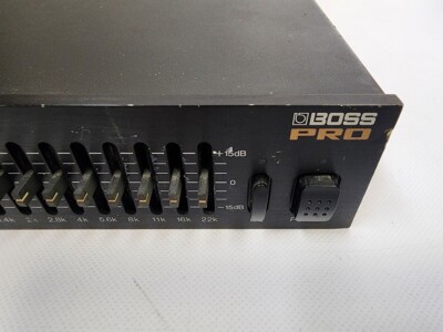 Boss PRO GE-21 Graphic Equalizer Half Rack Effects | eBay