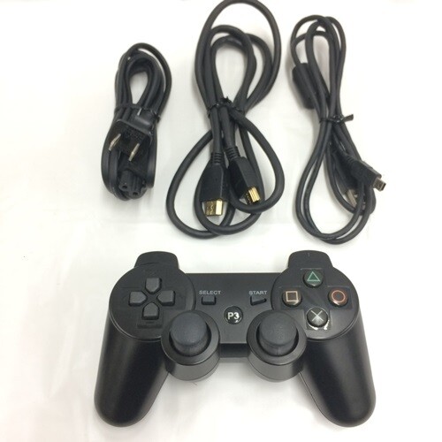 PS3 Charcoal Black CECH 3000A 160GB Console Full Accessories Slim