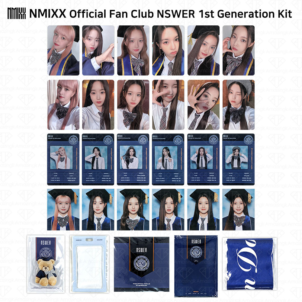 NMIXX Official Fanclub NSWER 1st Generation Kit Photocard ID Photo