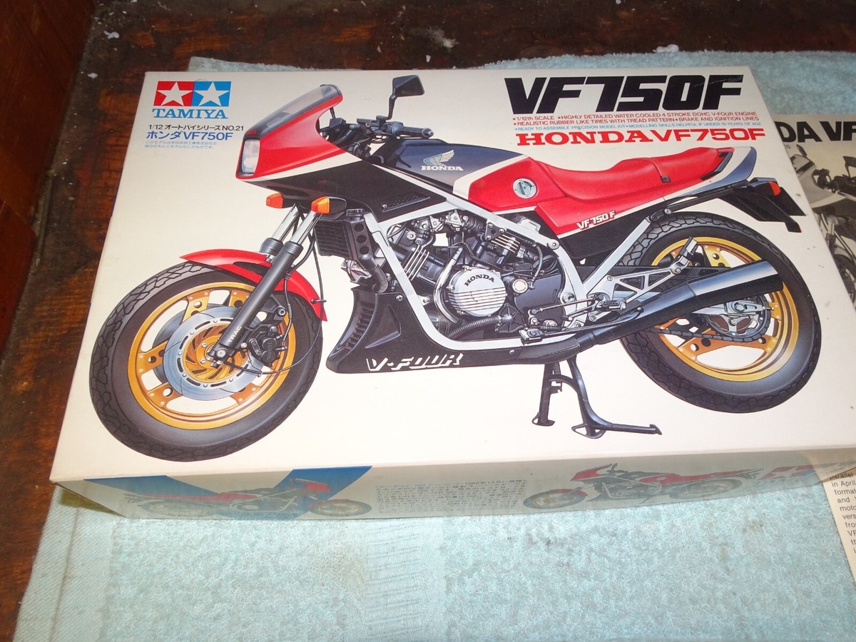 Tamiya 1/12 Honda VF750F 1982 #14021 Opened Box | eBay
