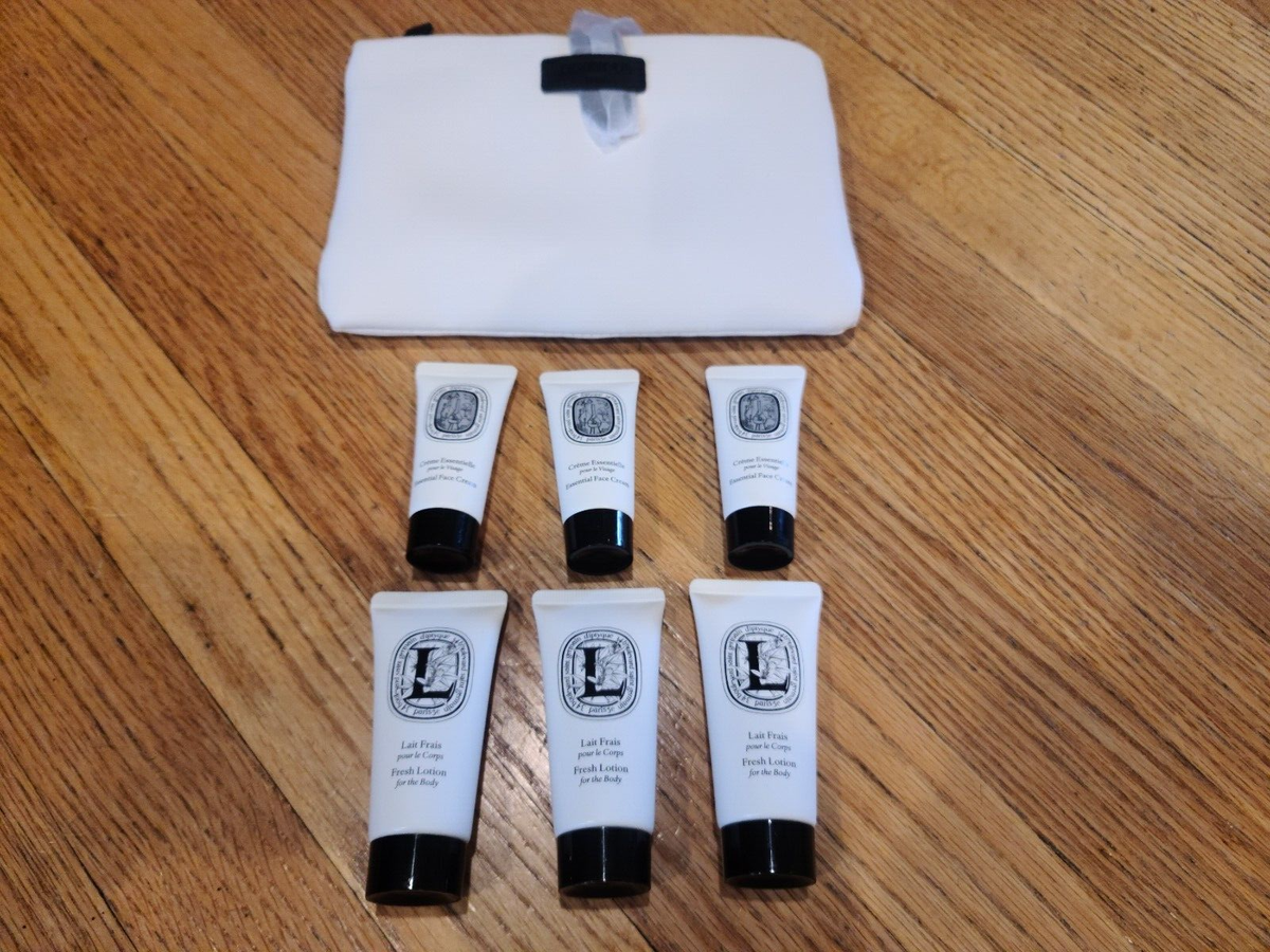 3 Diptyque Lait Frais Lotion 30 ml + 3 Crème Essentielle 20 ml