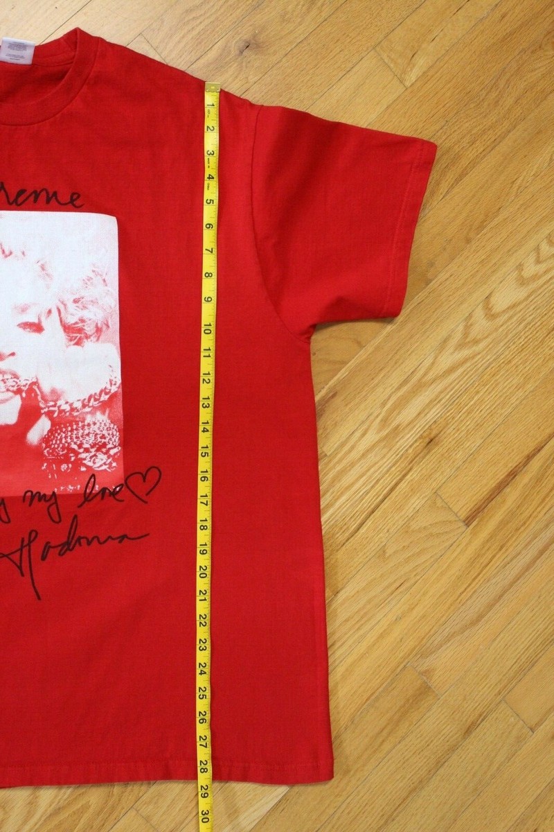 Supreme Madonna Tee Red FW18 Size XL T-Shirt 2018 New York NY Pop