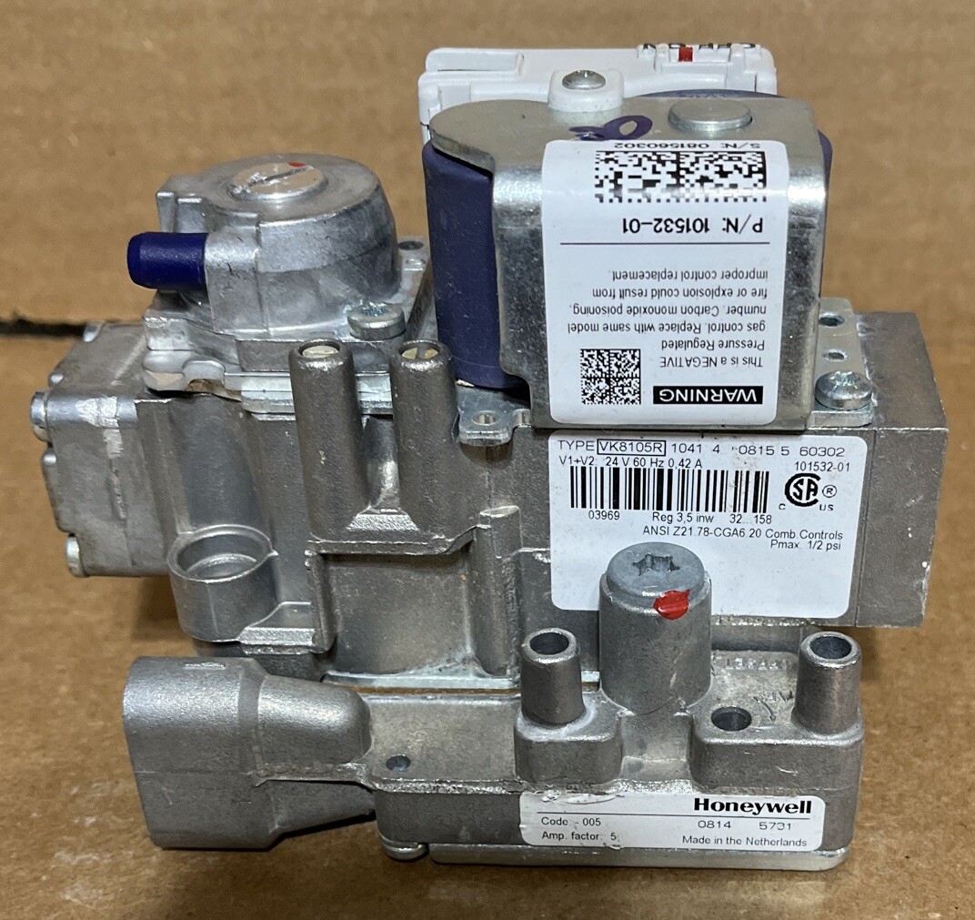 Honeywell NAT gas valve VK8105R 1041 Lennox Ducane Armstrong