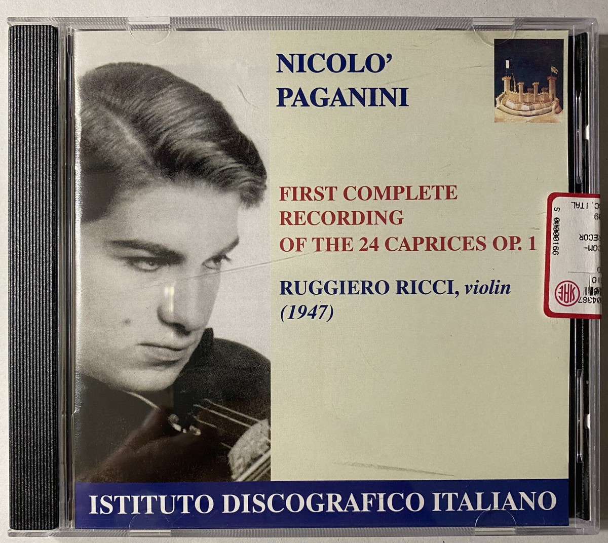 PAGANINI 24 Caprices, Op. 1 First Complete Recording (1947