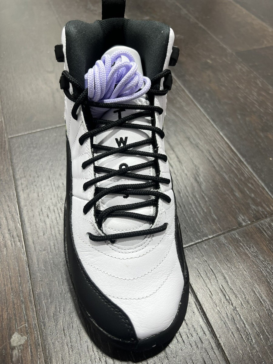 Nike Air Jordan 12 XII Floral GS White Black DR6956-100 size-4 to