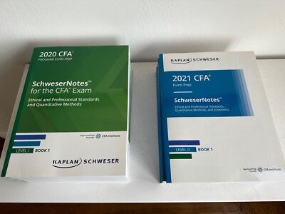 CFA Level 1 & 2 Kaplan Schweser | eBay