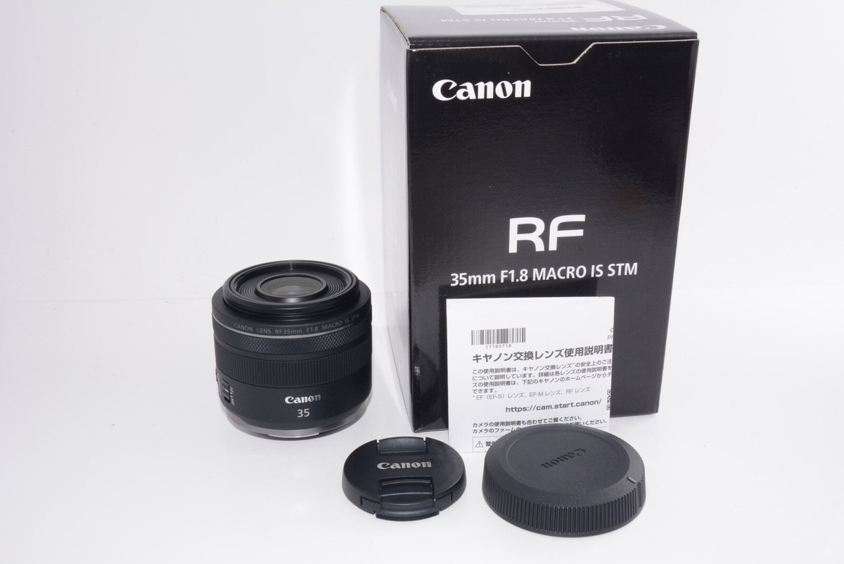 N.MINT/In Box]Canon RF35mm F1.8 Macro IS STM Macro Lens From JAPAN