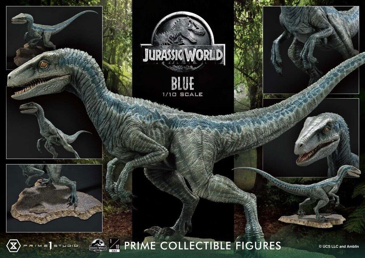 Prime 1 Studio PCFJW-03 Jurassic World Dinosaur Velociraptor Blue