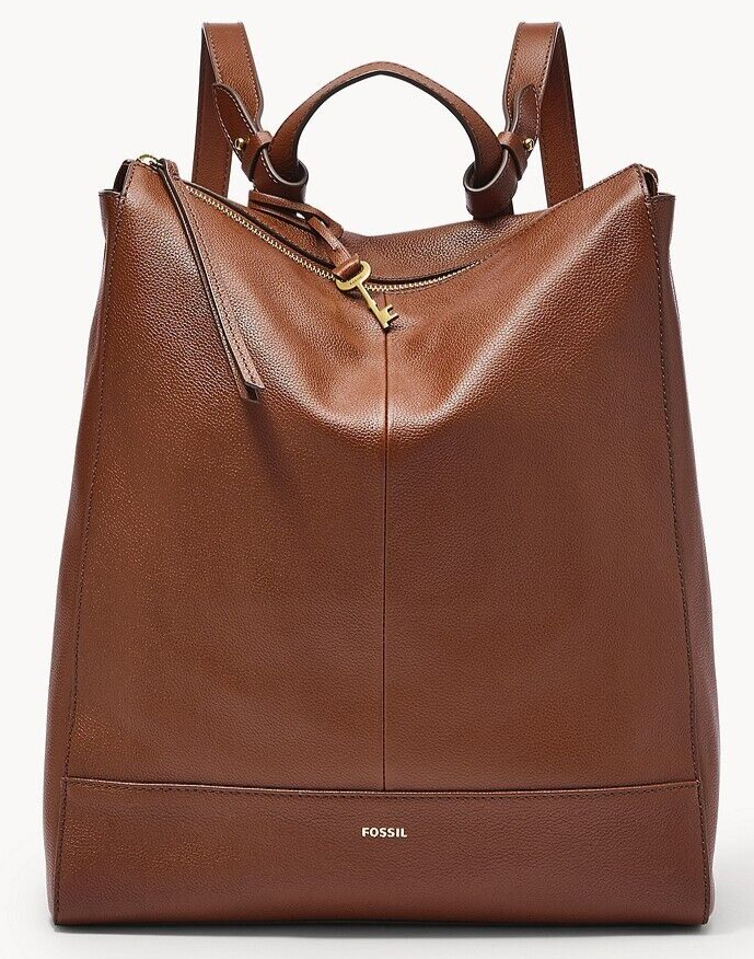 Fossil Elina Large Convertible Backpack Brown Leather SHB2976210