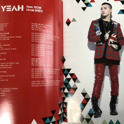 GD & TOP from BIGBANG OH YEAH CD+DVD+MINI PHOTO BOOKLET yg Family