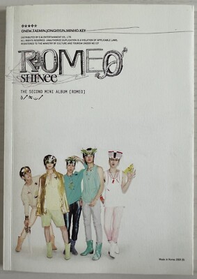 SHINee [ROMEO] Autographed Signed Album Minho VER Fansign | eBay