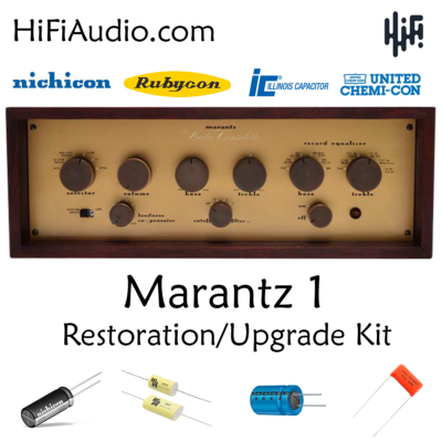 Marantz model 1 preamp capacitor restoration recap repair service