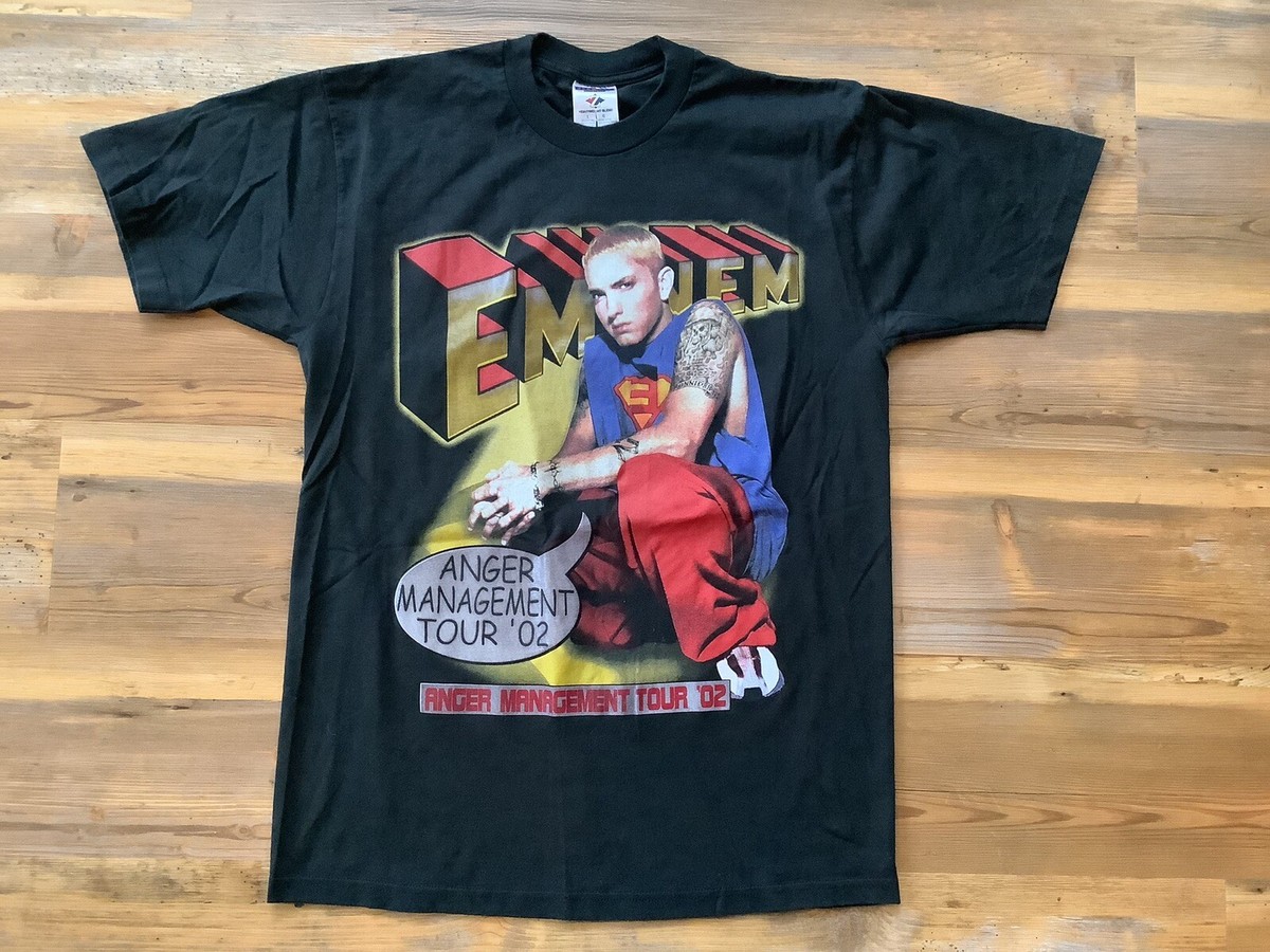 Vintage Eminem Anger Management 2002 concert tour promo shirt