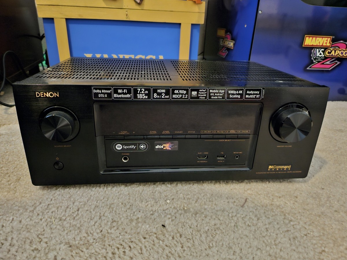 Denon 4K AVR-X2300W Integrated Network AV Receiver For Parts Or