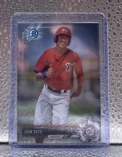 Juan Soto [70th Refractor] #BDC162 Prices | 2017 Bowman Draft