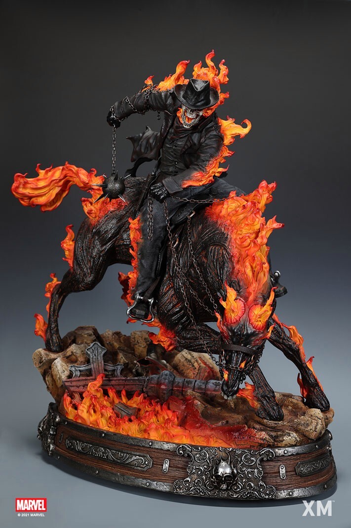 XM Studios Ghost Rider On Horse Slade Carter 1:4 29.5in Resin