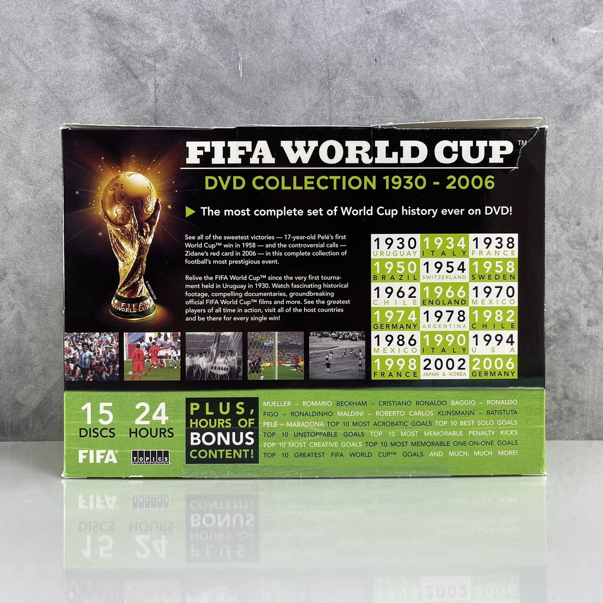FIFA World Cup DVD Collection 1930 - 2006 (DVD, 2010, 15-Disc Set