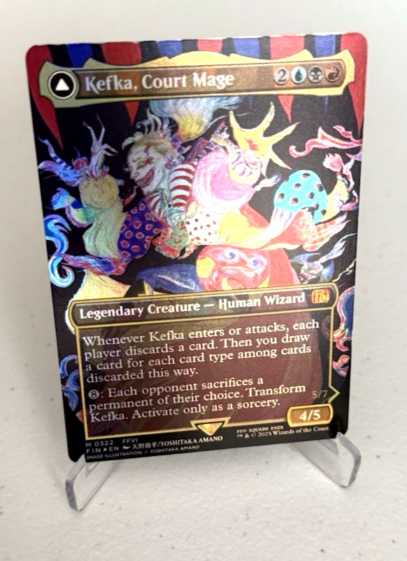 ERROR CARD Kefka, Court Mage Borderless Foil - 0322 - Final