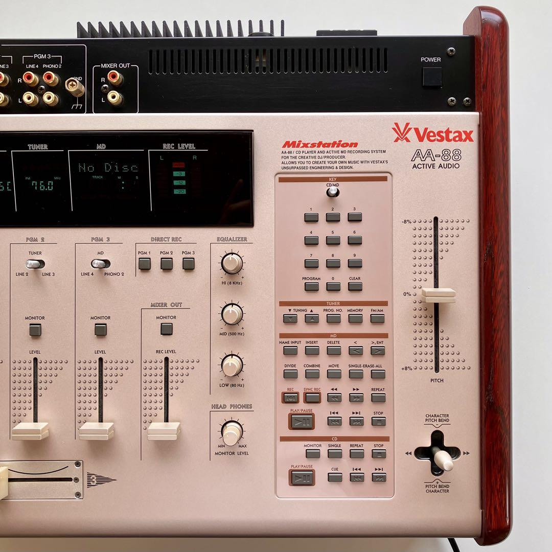 VESTAX AA-88 Mixer MIXSTATION Rare and finest quality Cafe Apres