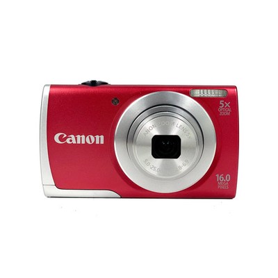 Canon PowerShot A2500 16.0MP Digital Camera - Red for sale online