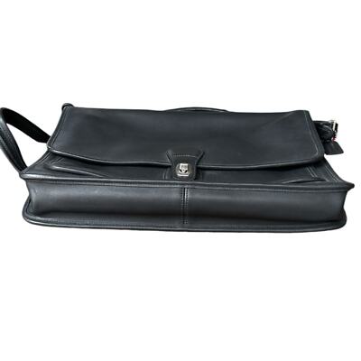 Coach Vintage Leather Metropolitan Brief Laptop Bag Black | eBay
