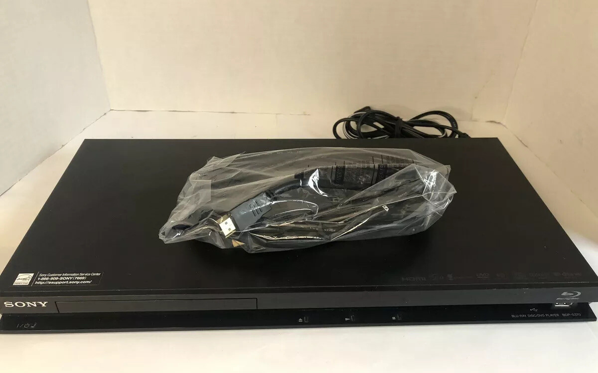 Sony Model BDP-S370 DVD Blu Ray Player No Remote Tested Working