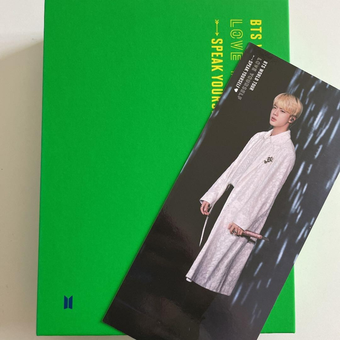 BTS LOVE YOURSELF SAO PAULO WORLD TOUR DVD SPEAK YOURSELF Bookmark