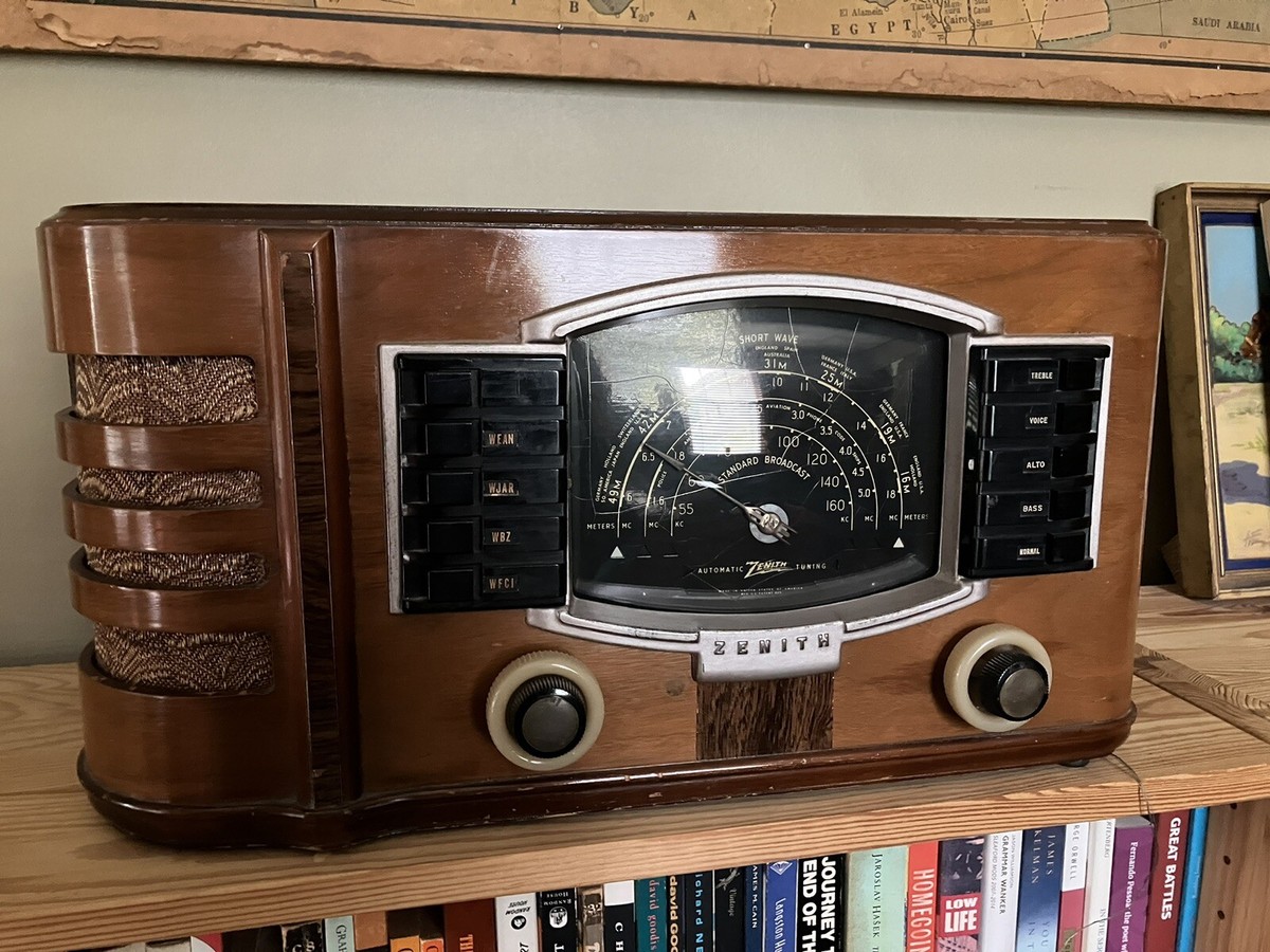 Zenith Model 7S633 Antique Radio 1941 WORKS! Automatic Tuning | eBay