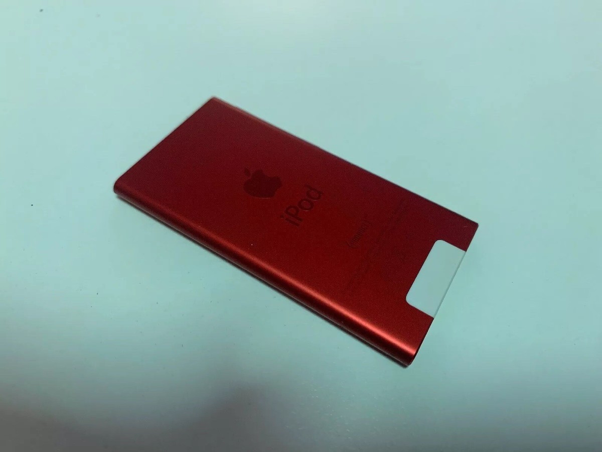 Apple iPOD NANO 7th Gen 16GB PRODUCT RED A1446 (Latest Model