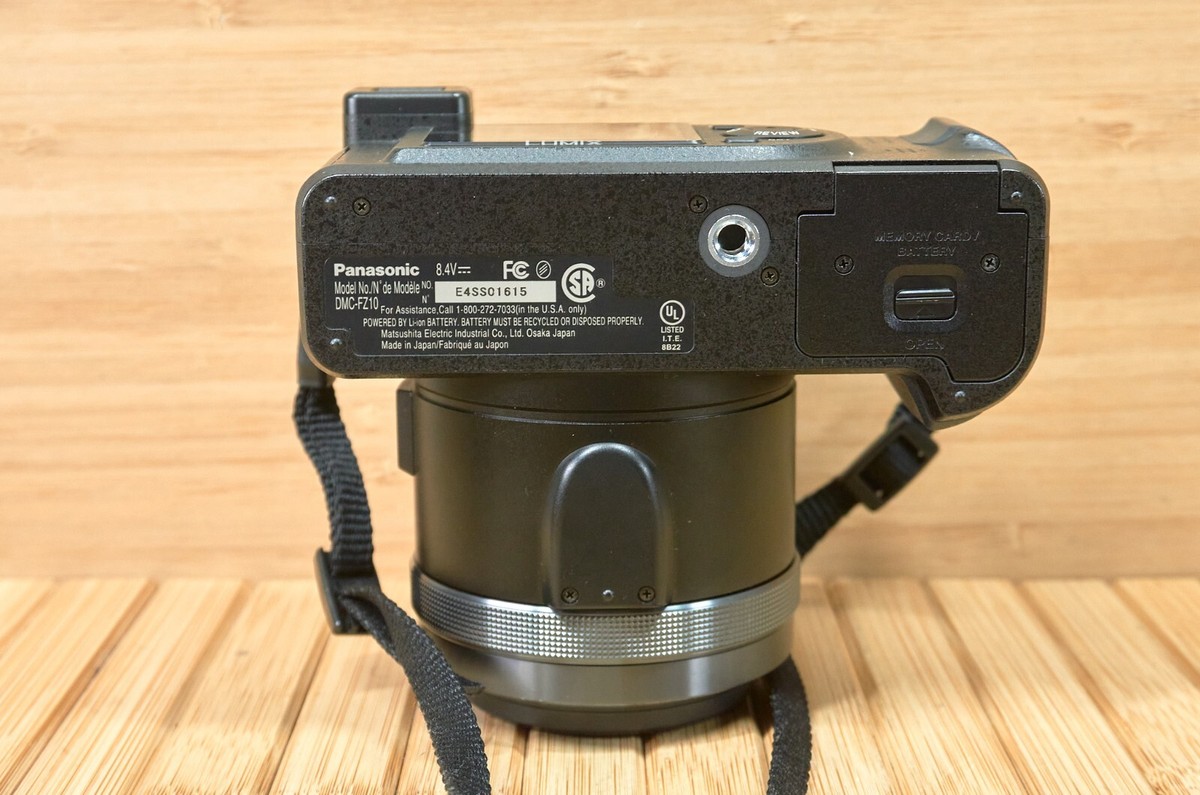 Panasonic Lumix DMC-FZ10 4MP Digital Camera, 12x Optical Zoom