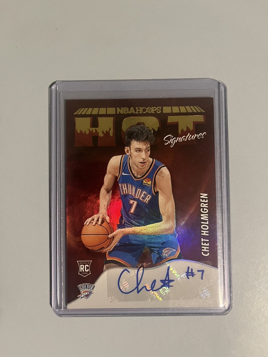 Chet Holmgren Rookie RC 2022-23 NBA Hoops Hot Signatures Rookies