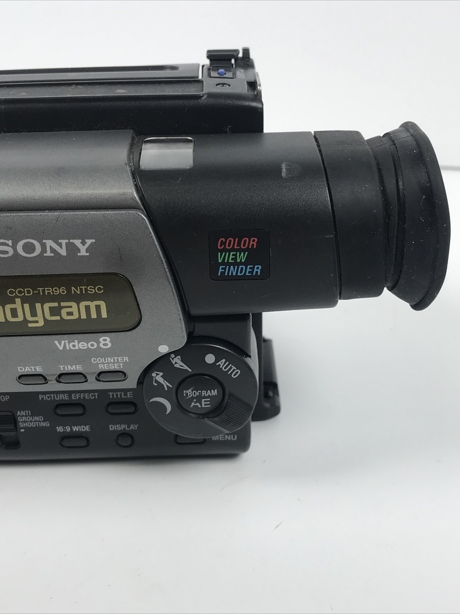 Sony Handycam Video 8 CCD-TR96 Camcorder PARTS Or Repair ONLY | eBay