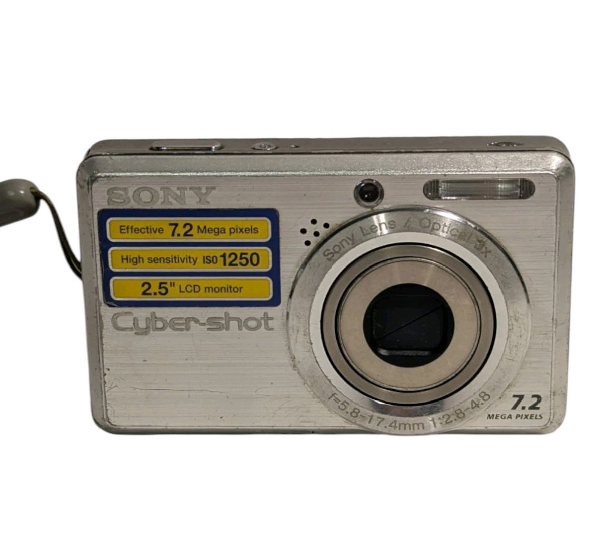 Sony Cyber-Shot DSC-s750 7.2 Mega Pixels 3x Zoom Digital Camera