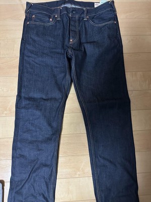 Evisu Men Jeans Orange Brush Stroke 36x34 Slim Fit Unused 2010 | eBay