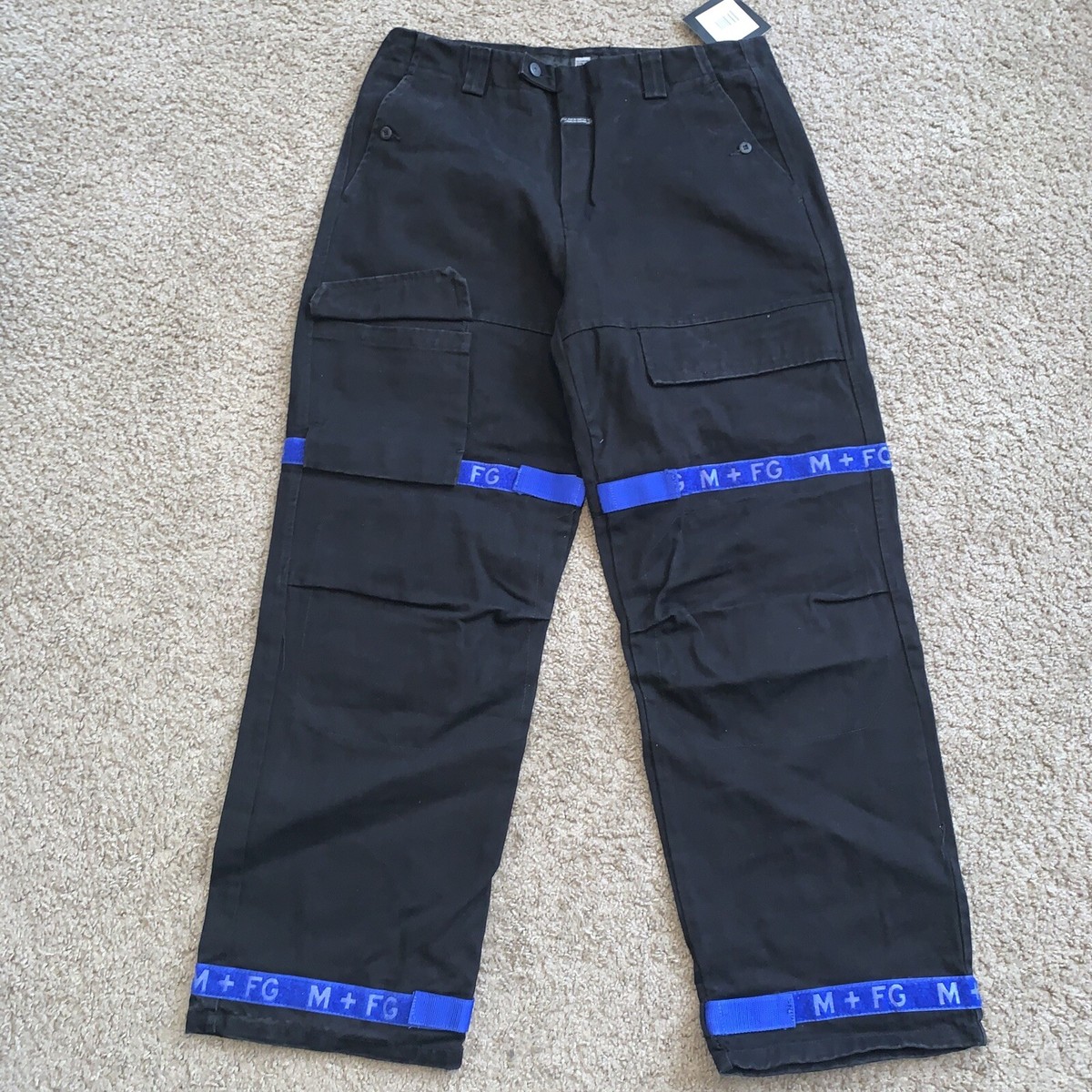 Vintage-Marithe Francois Girbaud M+FG Shuttle Black Designer Pants