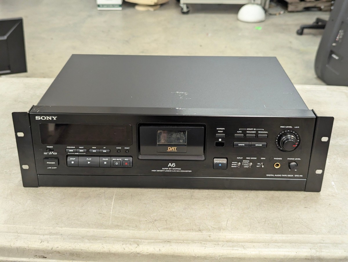 SONY DTC-A6 DAT tape deck; tested, caution code | eBay
