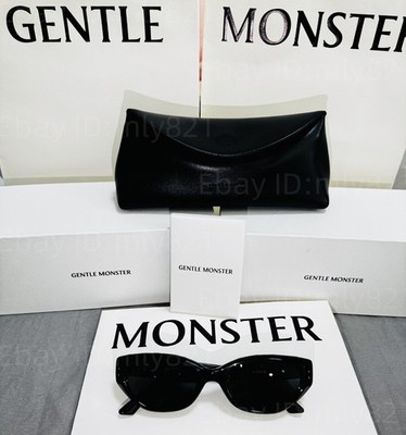 GentleMonster Sunglasses Rococo 01 Black Frame Black Lenses | eBay