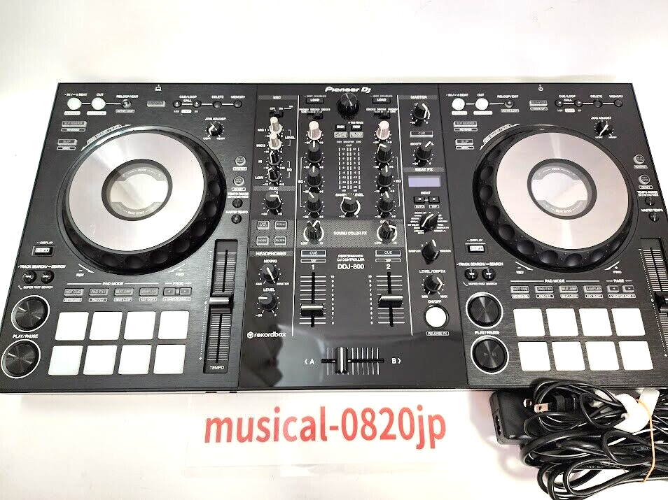 Pioneer DDJ-800 Rekordbox 2ch DJ Controller DDJ800 2-Channel Black