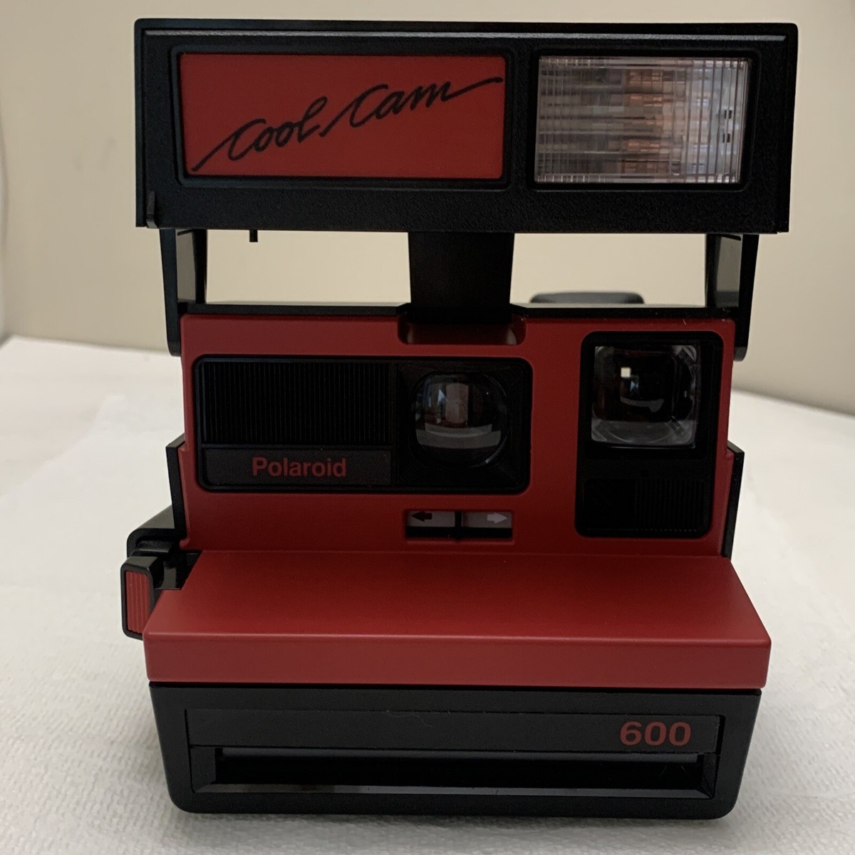 Vintage Polaroid Cool Cam 600 Instant Camera Red & Black | eBay