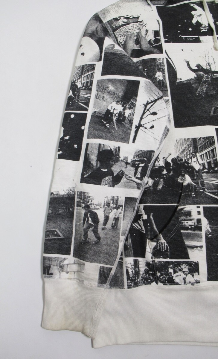 Ari Marcopoulos For Supreme Men's Skate Hoodie 2006 Black White L