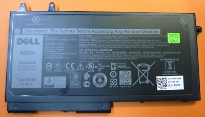 NEW Dell Latitude 5400 Precision 3540 3541 3550 42Wh 11.4V Laptop