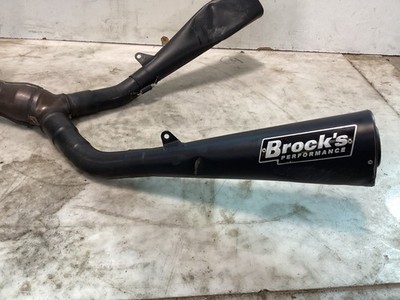 12-23 KAWASAKI NINJA ZX14 ZX14R BROCK DUAL ALIEN HEAD SLIP ON