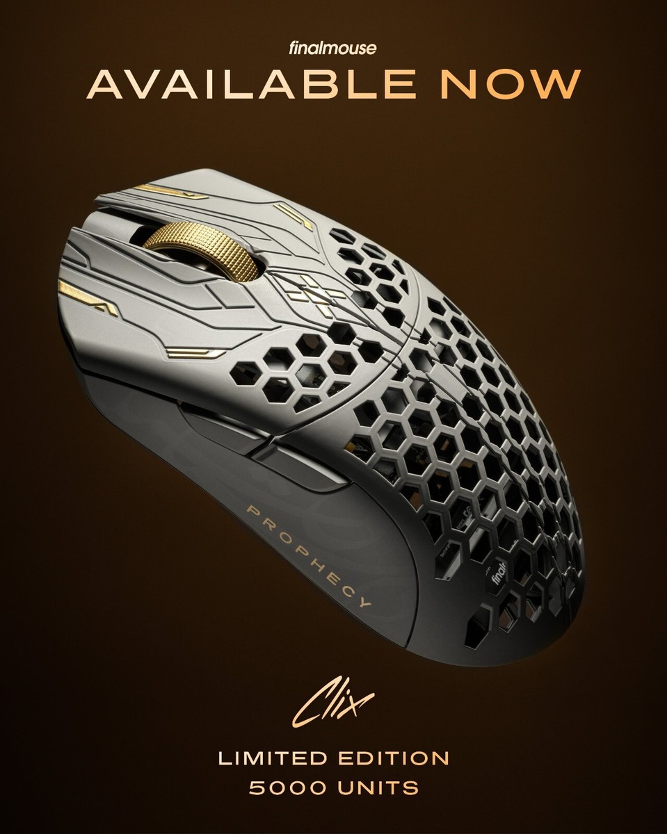 SIGNED* Clix Final Mouse Prophecy ULX Classic (Large) + Free Mouse