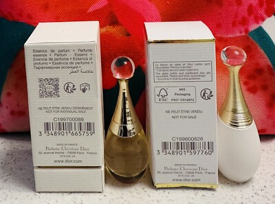 Deluxe Size NIB {Dior} J'adore Parfum D'eau & L'Or Essence De