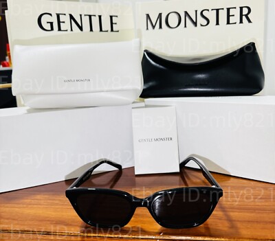 GentleMonster Sunglasses Loti 01 Black Frame Black Lenses | eBay